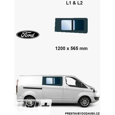 Boční pravé posuvné okno - Ford Transit Custom V362