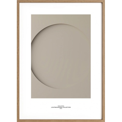 Idealform Poster no. 6 Round composition Barva: Smokey taupe, Velikost: 500x700 mm