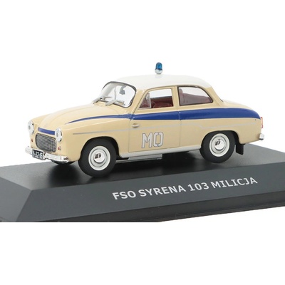 DeAgostini FSO Syrena 103 MilicjaLegendy FSO časopis s modelem 73 1:43