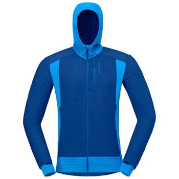 Norrona falketind Alpha120 Zip Hood Размер: L / Цвят: син