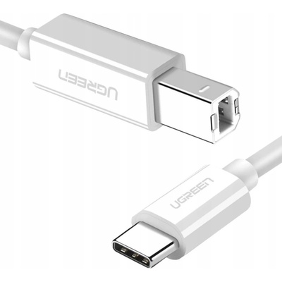 Ugreen US241 USB-C / USB-B 2.0 pre tlačiareň so skenerom, 1,5m, bílý