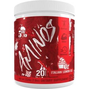 Rich Piana 5% Nutrition Code Red Aminos | EAA & BCAA [224 грама] Italian Lemon Ice