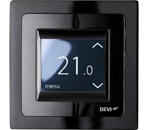 DEVI Termostat DEVIreg Touch Čierna RAL 9005