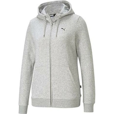 Puma ESS Small Logo Full-Zip Hoodie FL 586811-04 šedá