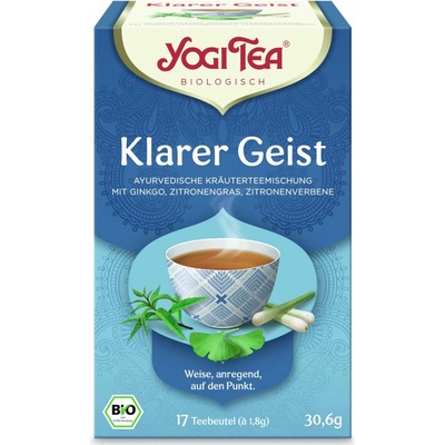 Yogi Tea Ginkgo Klarer Geist 17 x 1,8 g