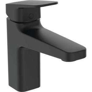 Ideal Standard CeraPlan - Смесител за мивка, с изход, BlueStart, копринено черен BD228XG (BD228XG)