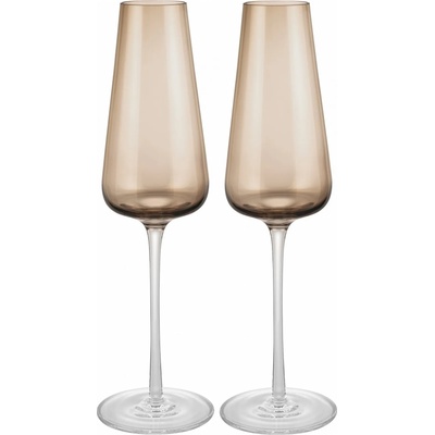 Blomus Комплект чаши за шампанско Blomus - Belo 2бр, опушено кафяво (BLOMUS 64292)