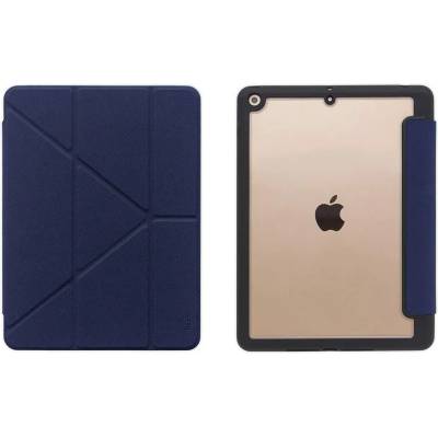 Torrii Torero Case - полиуретанов кейс и поставка с отделение за Apple Pencil за iPad 7 (2019), iPad 8 (2020) (тъмносин)