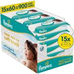 Pampers Aqua Soft Touch Бебешки мокри кърпички 15x60 бр (80874254)