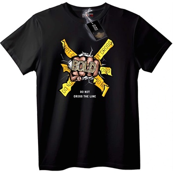 NOONEBRAND Тениска Смел нарушител на линии - 2XL, Black
