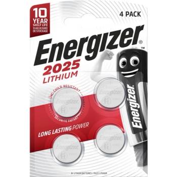 Energizer Енергийна клетка cr2025, литиева, 4бр. /опаковка (e300849107)