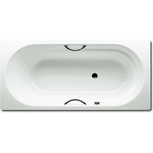 KALDEWEI Ambiente - Правоъгълна вана Vaio Star 961, 170x80 см, с отвори за дръжки, бяла - вана, противоплъзгащо покритие, Perl-Effekt, нестандартен преливник, отвори за дръжки 234127063001 (234127063001)
