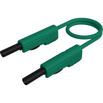 4 mm test lead, contact-protected, stackable, 100 cm