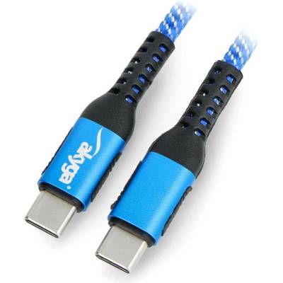 Akyga AK-USB-37 USB typ C - USB typ C, 1m, modrý