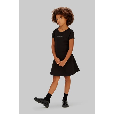 Calvin Klein Jeans рокля с вискоза (LVCKSJH02G.128.176.PPY2)