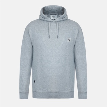 Firetrap Мъжки суичър Firetrap Core Hoodie Mens - Grey Marl