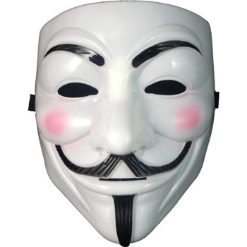 Maska Anonymous V ako Vendetta perleťová