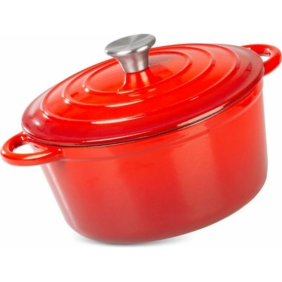 MagicHome Kastrol Castora line hrnec 24 cm 4,0 lit. s poklicí smaltovaná litina