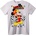 NOONEBRAND Тениска Mickey Състезателно Приключение - L, White