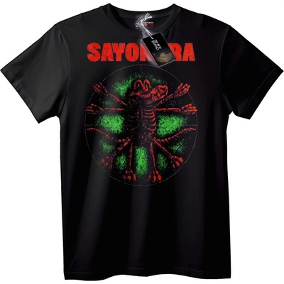 NOONEBRAND Тениска SAYONARA Монстр - 2XL, Black