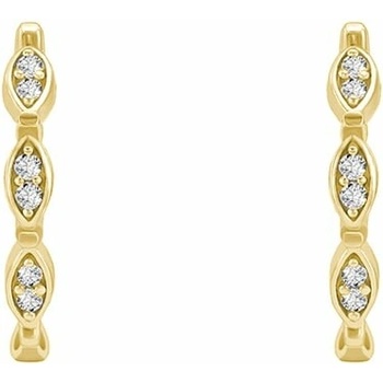 Eppi Kruhové náušnice s lab-grown diamantmi Vesell E45229