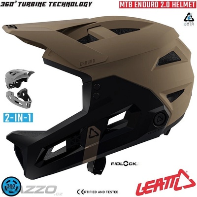 LEATT Enduro 2.0 Brown 2026 – Zboží Mobilmania