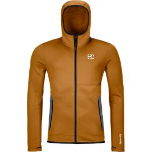 Ortovox Мъжко вълнено яке Ortovox Fleece Hoody Fleece jacket - Dark Cumin (005-3615-1512)