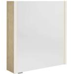 SAPHO Alix - Огледален шкаф с LED осветление 66x70x18 см, 2 врати, ляво/дясно, явор „Бардини AX166-0013 (AX166-0013)