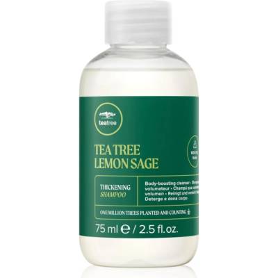 Paul Mitchell Tea Tree Lemon Sage енергизиращ шампоан за възобновяване гъстотата на косата 75ml
