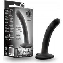 Temptasia Twist Small přísavkový, zkroucený dildo černý