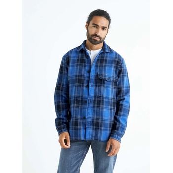 Image 1 of Celio Синя мъжка карирана риза Celio Bazur Celio | Sin | МЪЖЕ | M