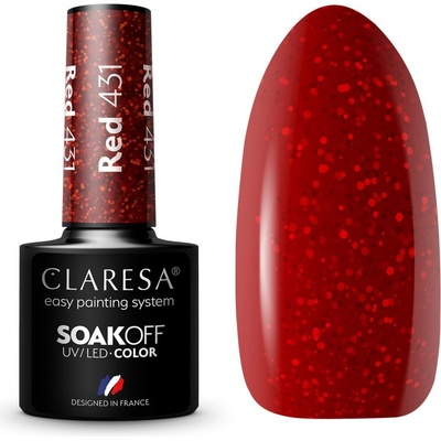Claresa Gél lak Red 431 5 g