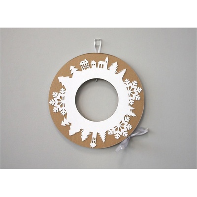 Unlimited Design for kids Адвентен венец със сива панделка - Unlimited Design for kids (Adventní věnec s šedou stuhou)