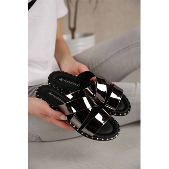 Moda Trend Дамски чехли - Платина 299532 (299532_Platinum)