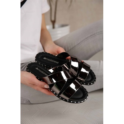 Moda Trend Дамски чехли - Платина 299532 (299532_Platinum)