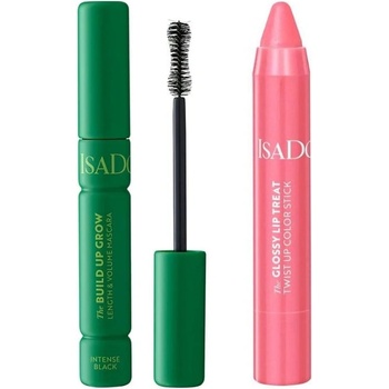 IsaDora Сет Изящен грим Isadora Спирала Intense Black The Build Up Grow § Хидратиращ гланц стик Twist Up