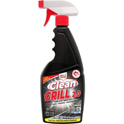 Clean Team GRILL čisticí prostředek na studené i teplé tuky 750 ml