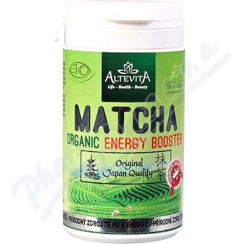 Altevita Bio matcha organic energy booster 80 kapslí