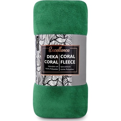 TipTrade Deka Coral mikroplyš zelená 150x200