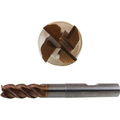 NÁSTROJE CZ Fréza 12-95/26/50mm, 4břity, stopka 12mm, čelní válcová, břit přes střed, prodloužená, HPC - CZTK-8463-120-GS-HB