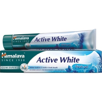 Himalaya Herbals Active White Fresh Gel Herbal Toothpaste / Гел паста за избелване без флуорид [75 мл]