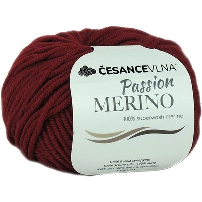 100% Merino příze - Passion bordo