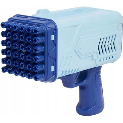 Pistole na bubliny s osvětlením + náplň 100 ml Modrá