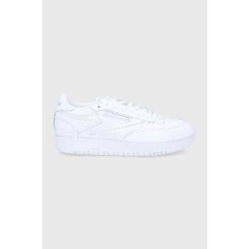 Reebok Classic Кожени обувки Reebok Classic Club C Double GW0854 в бяло с равна подметка GW0854.100006321 (GW0854)