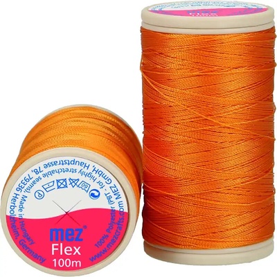 Elastická polyesterová nit 5289 Světle oranžová