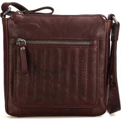 Spikes & Sparrow dámské tmavě mini crossbody hnědé