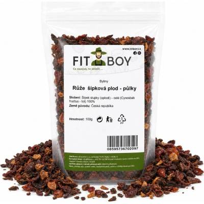 FITBOY Růže šípková plod půlky 100 g