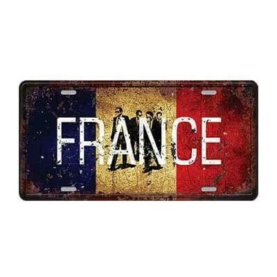 Ceduľa značka vlajka France
