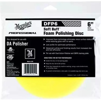 Meguiar's Soft Buff Foam Polishing Disc 6"