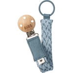 BIBS Paci Braid клипс за биберон Petrol / Baby Blue